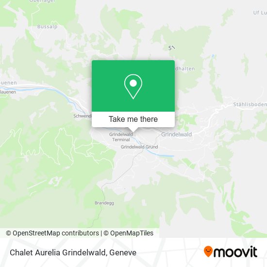Chalet Aurelia Grindelwald map