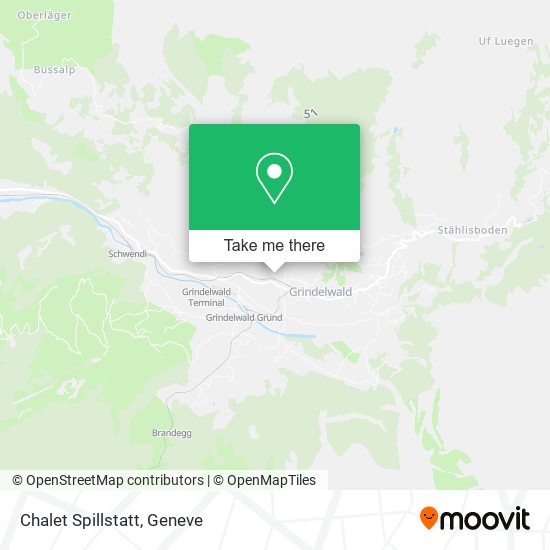 Chalet Spillstatt map