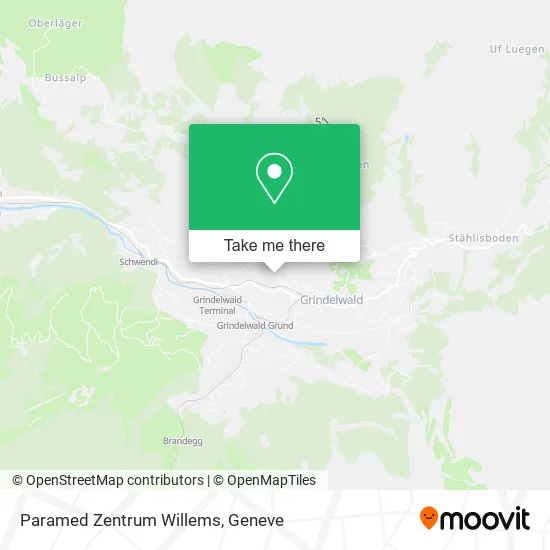 Paramed Zentrum Willems map