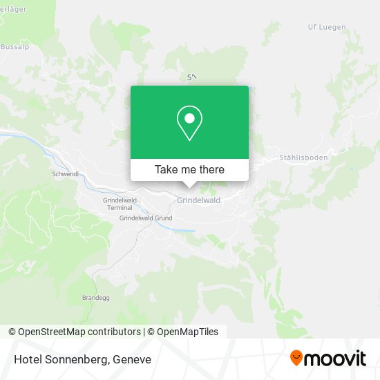 Hotel Sonnenberg map