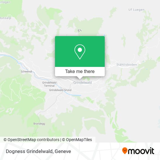 Dogness Grindelwald map