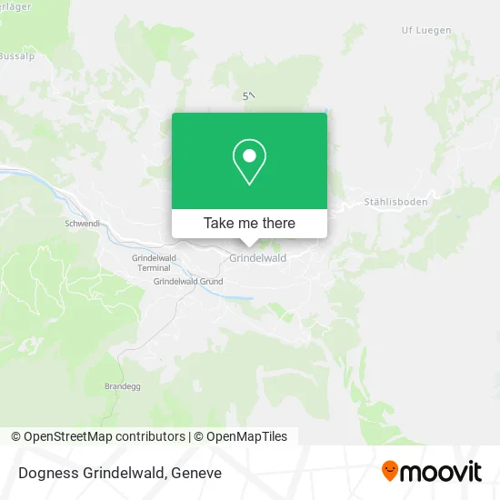 Dogness Grindelwald map