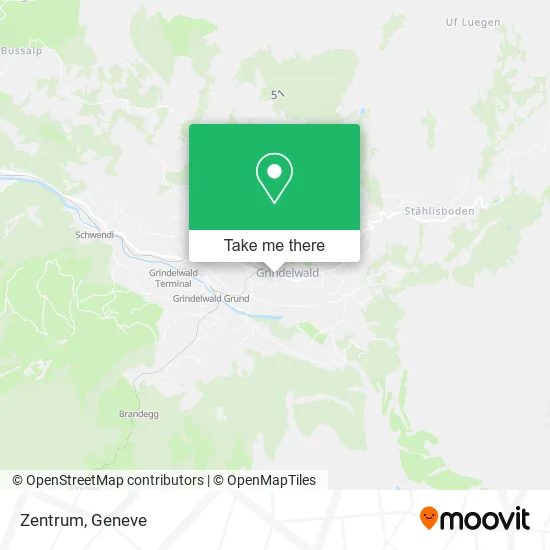 Zentrum map