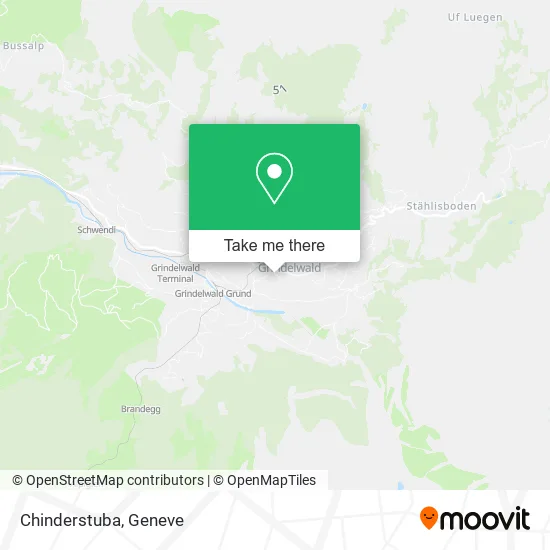 Chinderstuba map