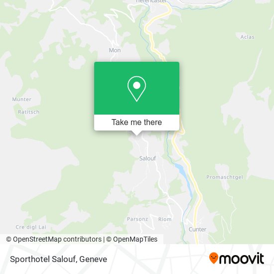 Sporthotel Salouf map