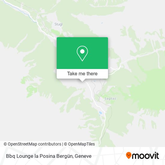 Bbq Lounge la Posina Bergün map
