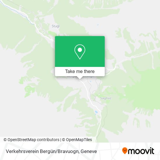 Verkehrsverein Bergün/Bravuogn map