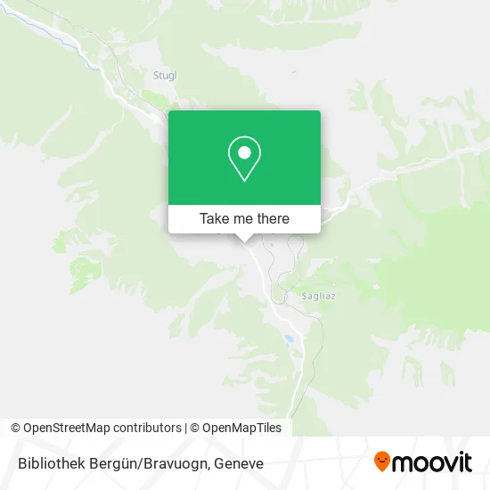 Bibliothek Bergün/Bravuogn map