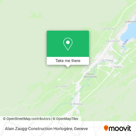 Alain Zaugg-Construction Horlogère map