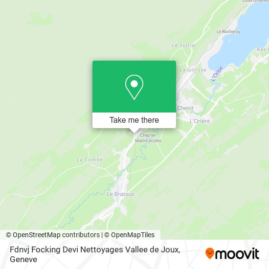 Fdnvj Focking Devi Nettoyages Vallee de Joux map