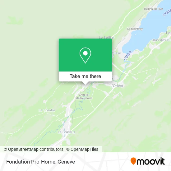 Fondation Pro-Home map