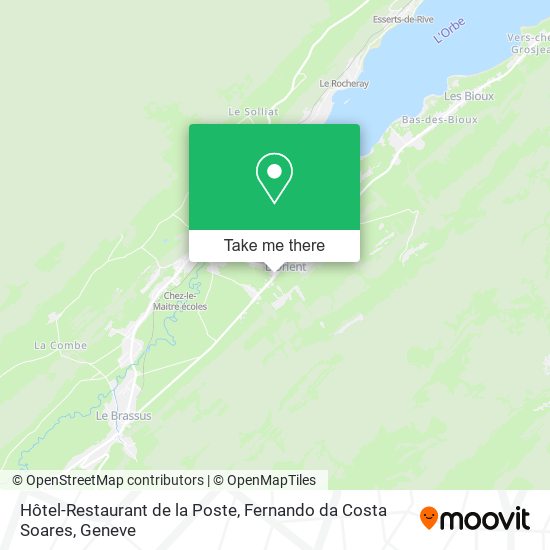 Hôtel-Restaurant de la Poste, Fernando da Costa Soares map