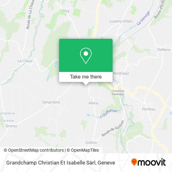 Grandchamp Christian Et Isabelle Sàrl map