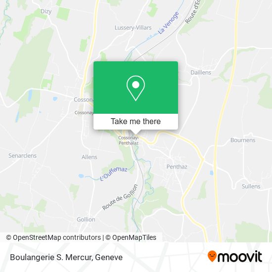 Boulangerie S. Mercur map
