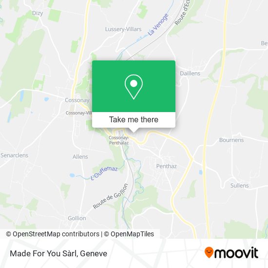 Made For You Sàrl map