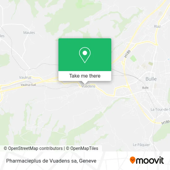 Pharmacieplus de Vuadens sa map