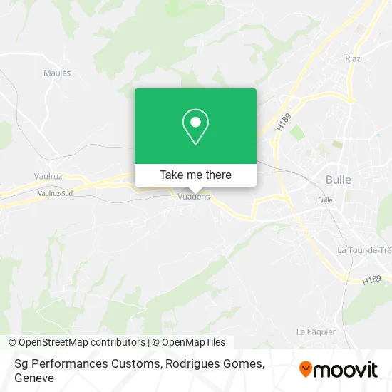 Sg Performances Customs, Rodrigues Gomes map