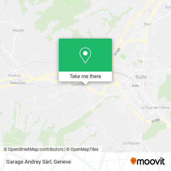 Garage Andrey Sàrl map