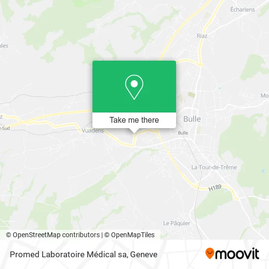 Promed Laboratoire Médical sa map