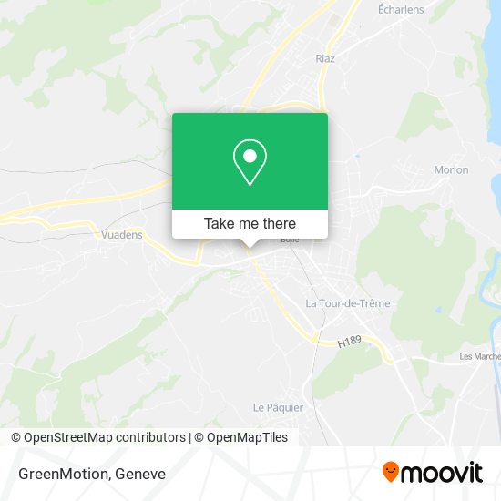 GreenMotion map