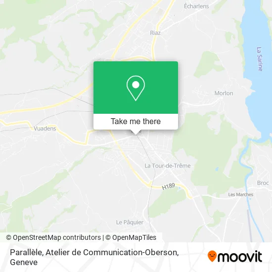 Parallèle, Atelier de Communication-Oberson map