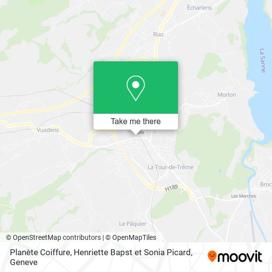 Planète Coiffure, Henriette Bapst et Sonia Picard map