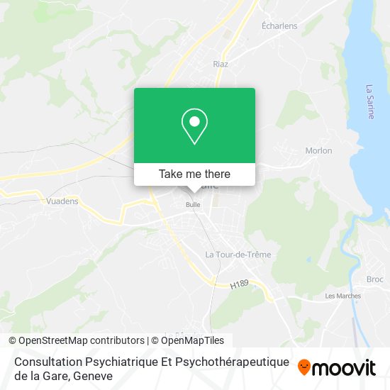 Consultation Psychiatrique Et Psychothérapeutique de la Gare plan