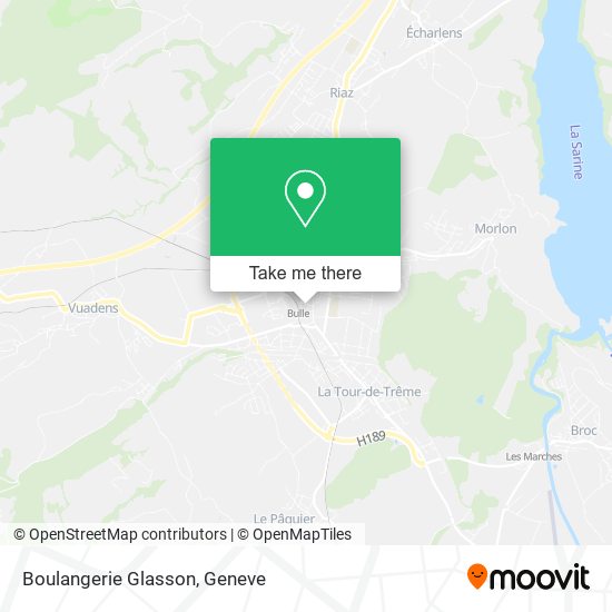 Boulangerie Glasson map