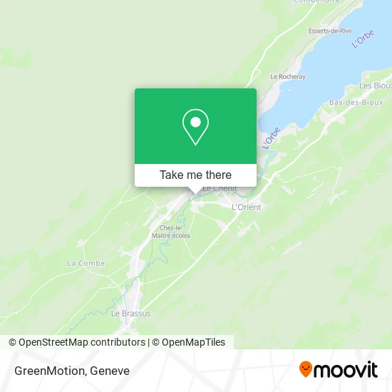 GreenMotion map