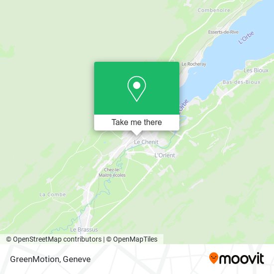 GreenMotion map