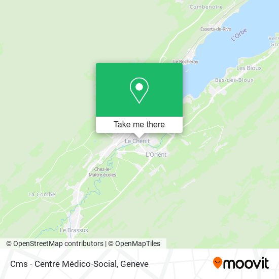 Cms - Centre Médico-Social map