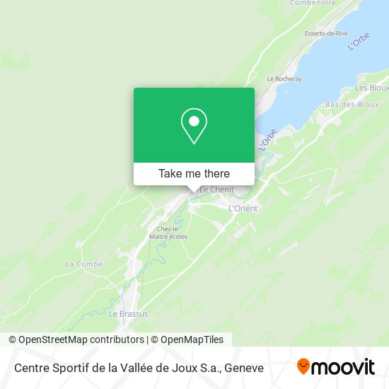 Centre Sportif de la Vallée de Joux S.a. map