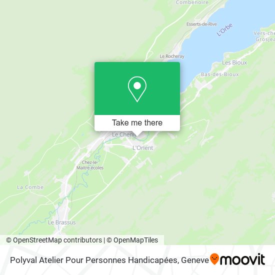 Polyval Atelier Pour Personnes Handicapées map
