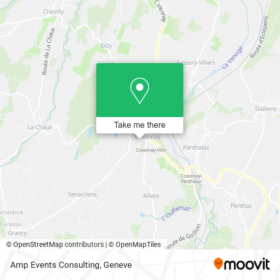 Amp Events Consulting map