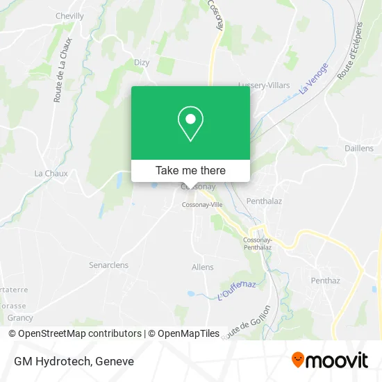 GM Hydrotech map
