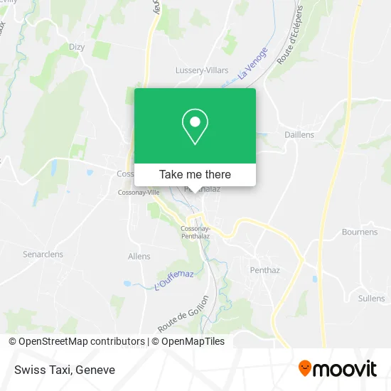 Swiss Taxi map