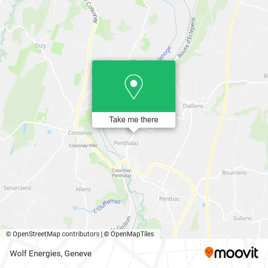 Wolf Energies map