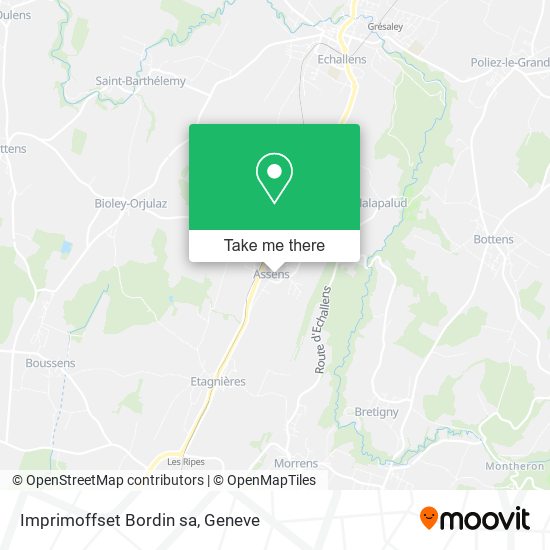 Imprimoffset Bordin sa map