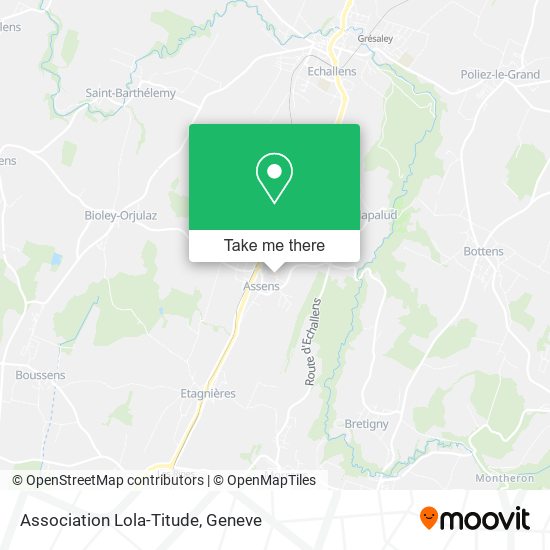 Association Lola-Titude map