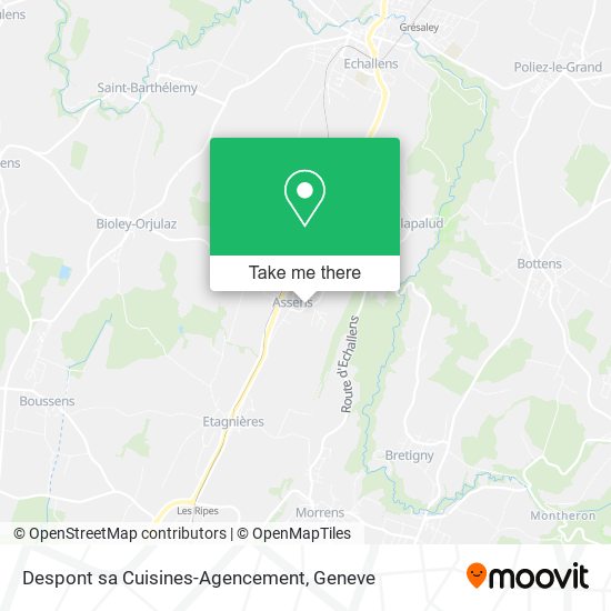 Despont sa Cuisines-Agencement map