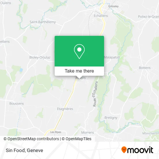 Sin Food map