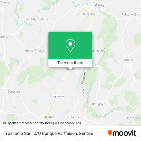 Ypsilon 5 Sàrl, C / O Banque Raiffeisen map