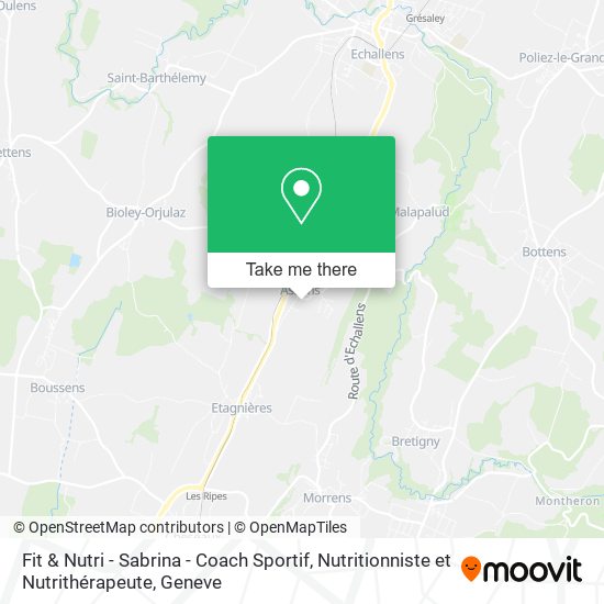 Fit & Nutri - Sabrina - Coach Sportif, Nutritionniste et Nutrithérapeute map