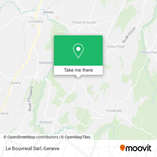 Le Bouvreuil Sàrl map