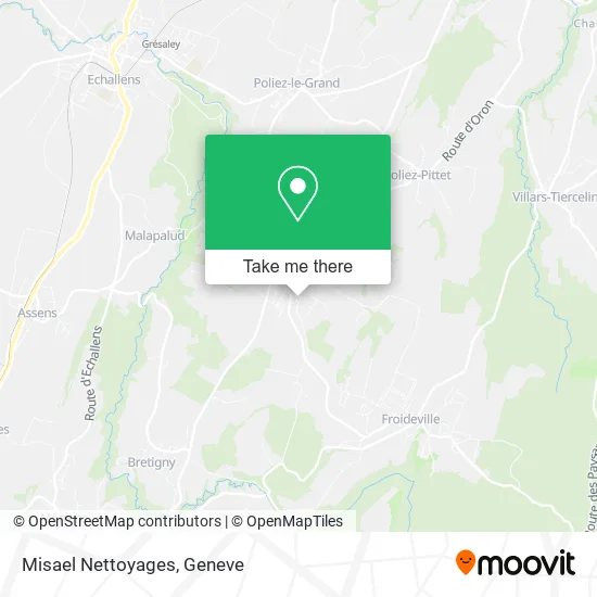 Misael Nettoyages map