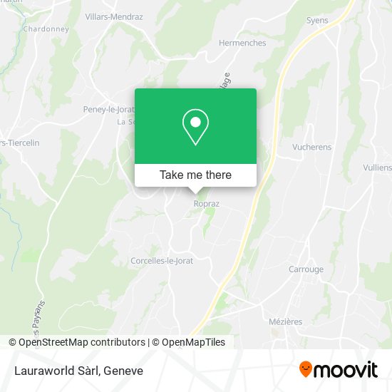 Lauraworld Sàrl map