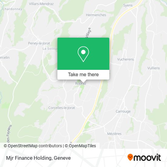 Mjr Finance Holding map