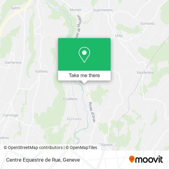 Centre Equestre de Rue map