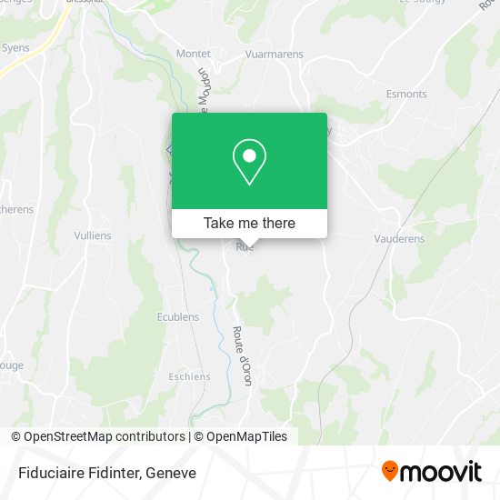 Fiduciaire Fidinter map