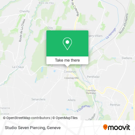 Studio Seven Piercing map